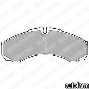 Set placute de frana IVECO DAILY II bus DELPHI LP1616