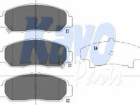 Set placute de frana KBP-2037 KAVO PARTS pentru Honda Civic Honda Stream Honda Edix Honda Fr-v Honda Ballade