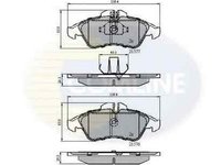 Set placute de frana MERCEDES-BENZ SPRINTER 2-t platou / sasiu 901 902 COMLINE CBP0212