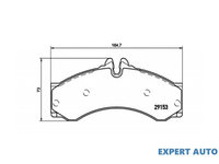 Set placute de frana Mercedes VARIO caroserie inchisa/combi 1996-2016 #2 0004237110