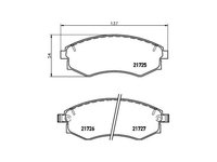 Set placute de frana Mitsubishi SANTAMO 1999-2004 #2 031812