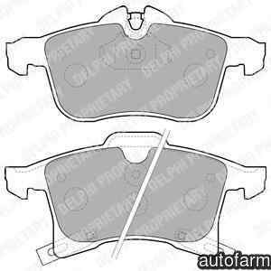 Set placute de frana OPEL CORSA C F08 F68 DELPHI LP1861