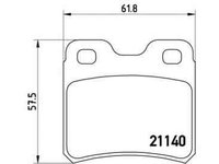 Set placute de frana OPEL KADETT E 39 49 BREMBO P 59 018