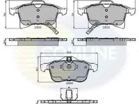 Set placute de frana OPEL MERIVA COMLINE CBP31307