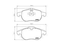 Set placute de frana Opel ZAFIRA B (A05) 2005-2016 #2 0252340220