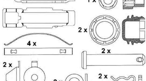 Set placute de frana Producator BERAL 2919730