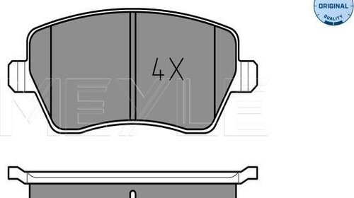 Set placute de frana RENAULT CAPTUR MEYLE 025