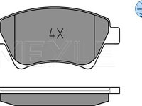 Set placute de frana RENAULT SCÉNIC II JM0/1 MEYLE 025 239 3018