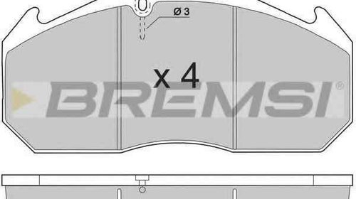 Set placute de frana RENAULT TRUCKS Magnum Te