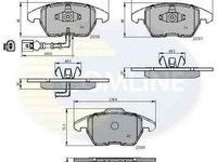 Set placute de frana SEAT LEON 1P1 COMLINE CBP11224