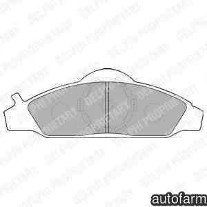 Set placute de frana SSANGYONG MUSSO FJ DELPHI LP1145