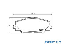 Set placute de frana Toyota RAV 4 IV (ZSA4_, ALA4_) 2012-2016 #2 0446502230