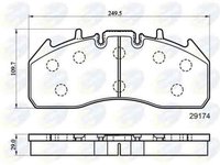 Set placute de frana VOLVO FH 16 COMLINE CBP9078MK