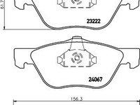 Set placute frana ALFA ROMEO 147 (937) - OEM - QUARO: QP0120 - Cod intern: W02607702 - LIVRARE DIN STOC in 24 ore!!!