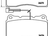 Set placute frana ALFA ROMEO 166 (936) (An fabricatie 09.1998 - 06.2007, 163 - 240 CP, Diesel, Benzina) - Cod intern: W20158013 - LIVRARE DIN STOC in 24 ore!!!