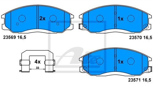 SET PLACUTE FRANA - ATE - 13.0460-5832.2