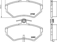 Set placute frana AUDI A4 (8D2, B5) - Cod intern: W20059022 - LIVRARE DIN STOC in 24 ore!!!