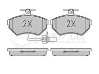 Set placute frana AUDI A4 (8E2, B6) - OEM - MEYLE ORIGINAL GERMANY: 0252194519/W|025 219 4519/W - W02363323 - LIVRARE DIN STOC in 24 ore!!!