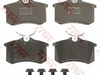 Set placute frana AUDI A4 (8E2, B6) - OEM - TRW: GDB823 - Cod intern: W02396643 - LIVRARE DIN STOC in 24 ore!!!