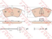 Set placute frana AUDI A4 (8K2, B8) - OEM - TRW: GDB1768 - Cod intern: W02247529 - LIVRARE DIN STOC in 24 ore!!!