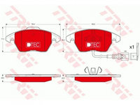 Set placute frana Audi AUDI A3 Cabriolet (8P7) 2008-2013 #3 0252358720PD