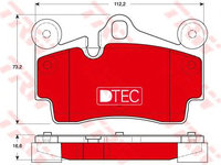 Set placute frana AUDI Q7 (4L) - OEM - TRW: GDB1653DTE - Cod intern: W02144748 - LIVRARE DIN STOC in 24 ore!!!