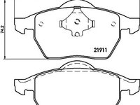 Set placute frana AUDI TT (8N3) - OEM - QUARO: QP8417 - Cod intern: W02605777 - LIVRARE DIN STOC in 24 ore!!!