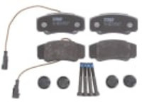 Set placute frana Axa spate RVI MAXITY NISSAN CABSTAR NT400 CABSTAR DXi25-ZD30HHD-5 09.06- TRW GDB3441