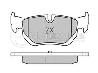 Set placute frana BMW 1 cupe (E82) - OEM - MEYLE ORIGINAL GERMANY: 0252392617/PD|025 239 2617/PD - W02226782 - LIVRARE DIN STOC in 24 ore!!!