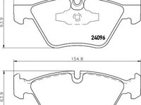 Set placute frana BMW 1 cupe (E82) - OEM - QUARO: QP1970 - Cod intern: W02607715 - LIVRARE DIN STOC in 24 ore!!!