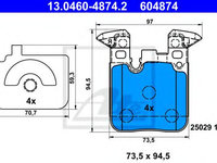 Set placute frana BMW 1 (F21) - OEM - MAXGEAR: 19-3857 - LIVRARE DIN STOC in 24 ore!!!