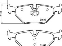 Set placute frana BMW 3 Cabriolet (E46) - OEM - QUARO: QP2191 - Cod intern: W02605451 - LIVRARE DIN STOC in 24 ore!!!