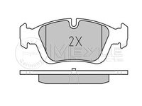 Set placute frana BMW 3 cupe (E36) - OEM - MEYLE ORIGINAL GERMANY: 0252328717|025 232 8717 - W02374209 - LIVRARE DIN STOC in 24 ore!!!