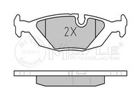 Set placute frana BMW 3 (E30) - OEM - MEYLE ORIGINAL GERMANY: 0252067516|025 206 7516 - W02113290 - LIVRARE DIN STOC in 24 ore!!!