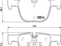 Set placute frana BMW 3 (F30, F35, F80) - OEM - QUARO: QP7006 - Cod intern: W02605306 - LIVRARE DIN STOC in 24 ore!!!