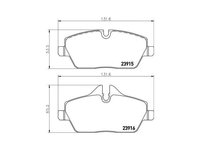 Set placute frana BMW BMW 1 Cabriolet (E88) 2008-2016 #2 05P1241