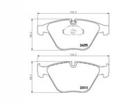 Set placute frana BMW X1 (E84) 2009-2016 #2 085710