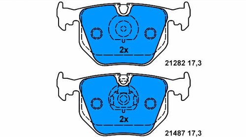 Set placute frana BMW X5 E53 la cel mai bun p