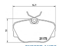 Set placute frana BMW Z1 1988-1991 029602