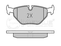 Set placute frana BMW Z3 cupe (E36) - OEM - MEYLE ORIGINAL GERMANY: 0252160717/PD|025 216 0717/PD - W02322021 - LIVRARE DIN STOC in 24 ore!!!