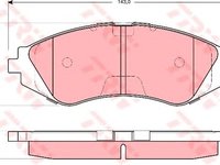 Set placute frana CHEVROLET ASTRA limuzina - OEM - TRW: GDB3265 - Cod intern: W02075600 - LIVRARE DIN STOC in 24 ore!!!