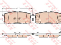 Set placute frana CHEVROLET CAPTIVA (C100, C140) - Cod intern: W20013623 - LIVRARE DIN STOC in 24 ore!!!