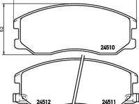 Set placute frana CHEVROLET CAPTIVA (C100, C140) - OEM - QUARO: QP7998 - Cod intern: W02605955 - LIVRARE DIN STOC in 24 ore!!!