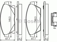 Set placute frana CHEVROLET CRUZE hatchback (J305) - Cod intern: W20277158 - LIVRARE DIN STOC in 24 ore!!!