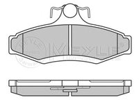 Set placute frana CHEVROLET NUBIRA combi - OEM - MEYLE ORIGINAL GERMANY: 0252323714|025 232 3714 - W02175392 - LIVRARE DIN STOC in 24 ore!!!