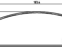 Set placute frana CHRYSLER 300 - Cod intern: W20058660 - LIVRARE DIN STOC in 24 ore!!!