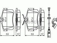 Set placute frana CITROEN C2 (JM_) - Cod intern: W20277102 - LIVRARE DIN STOC in 24 ore!!!