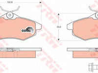 Set placute frana CITROEN C2 (JM_) - Cod intern: W20012721 - LIVRARE DIN STOC in 24 ore!!!