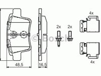 Set placute frana CITROEN C4 Grand Picasso I (UA_) - OEM - BOSCH: 0986494622|0 986 494 622 - Cod intern: W02658219 - LIVRARE DIN STOC in 24 ore!!!