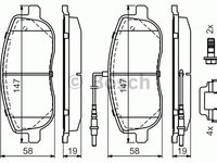 Set placute frana CITROEN DISPATCH platou/sasiu (BU_, BV_, BW_, BX_) - Cod intern: W20277118 - LIVRARE DIN STOC in 24 ore!!!